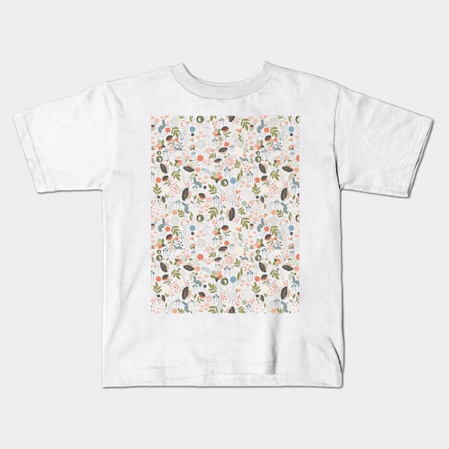 Floral Pattern Kids T-Shirt by So Young So Good